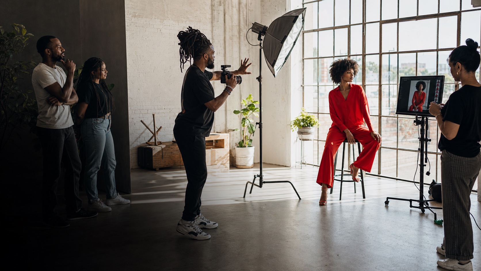 An Atlanta creative team producing a portrait campaign